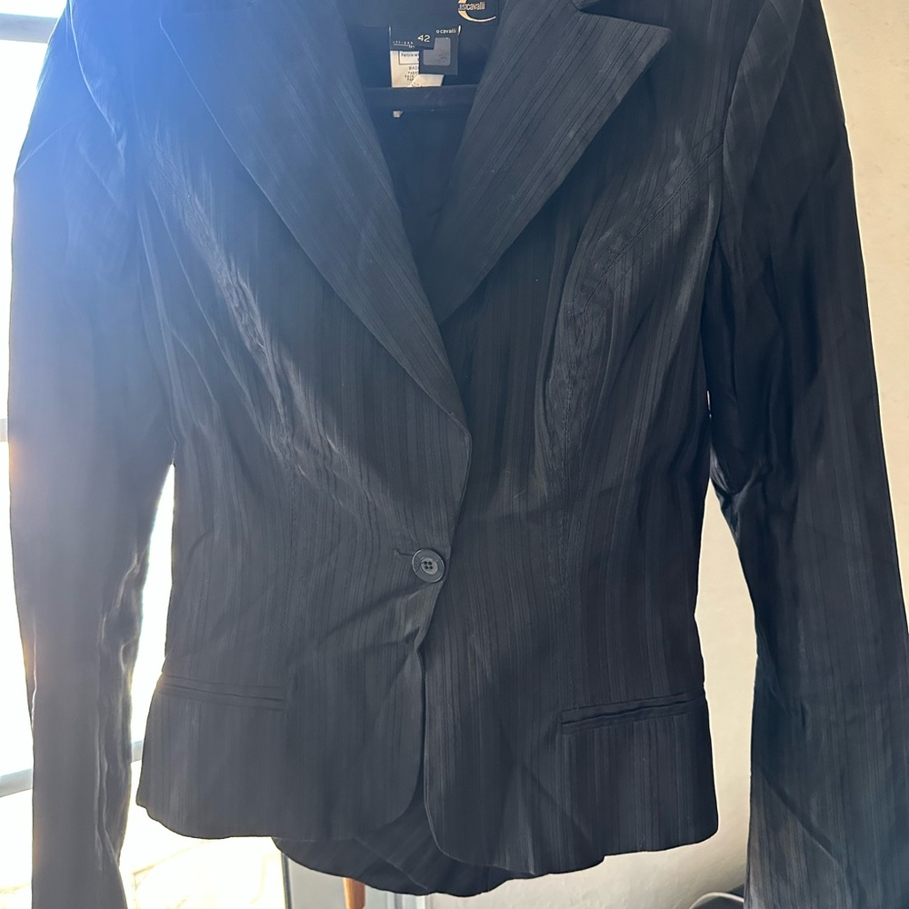 Just Cavalli Classic Black Blazer